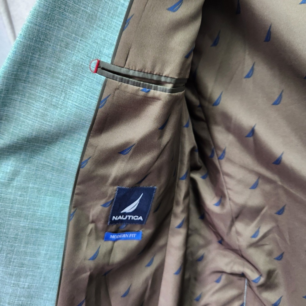 Nautica Mint Green Two-Piece Men's Suit - Picture 5 of 14